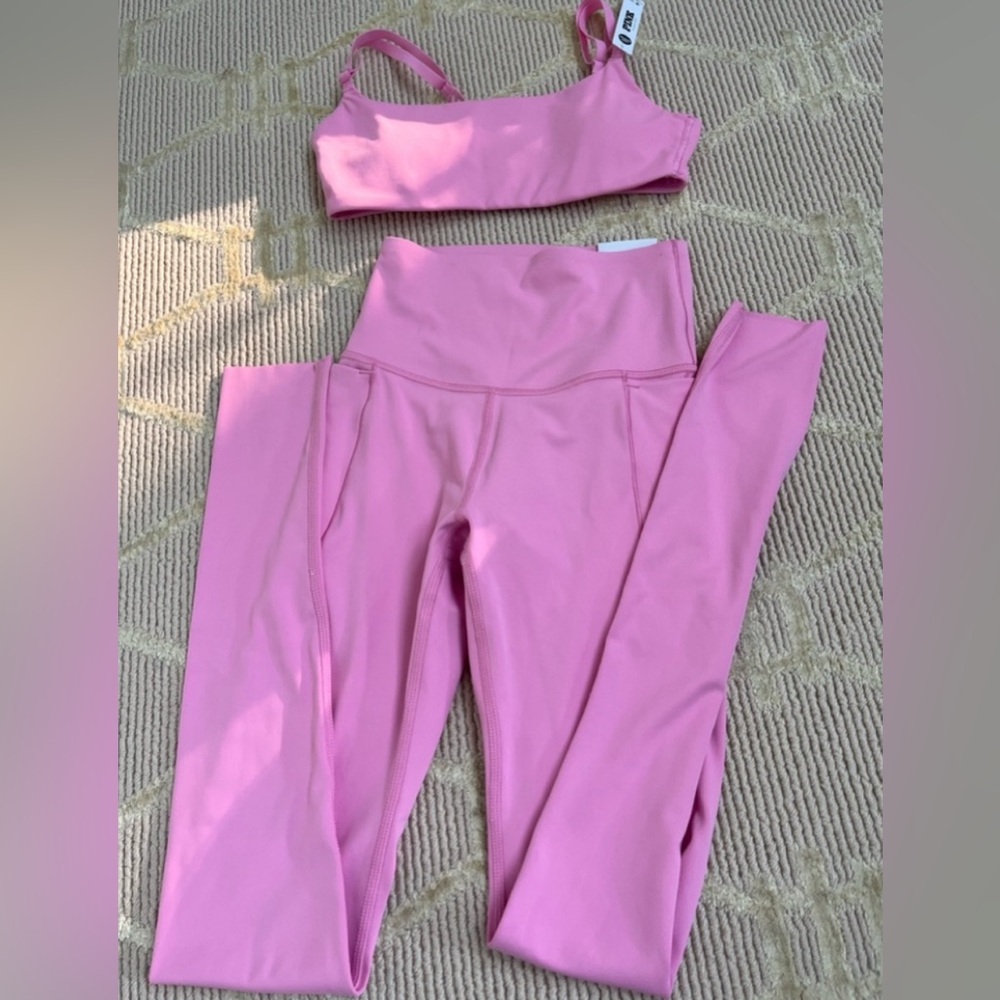 PINK Victoria's Secret Pink Leggings and Sports Bra Set